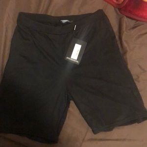 Black biker shorts